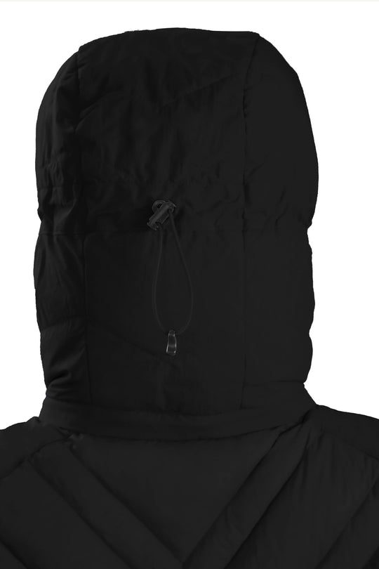 The Lightful DownWool Jacket W | BLACK