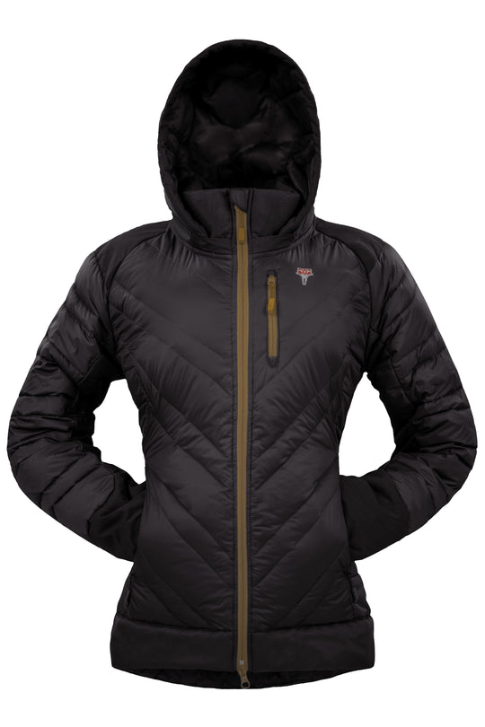 Downwool Jacket Damen Schwarz