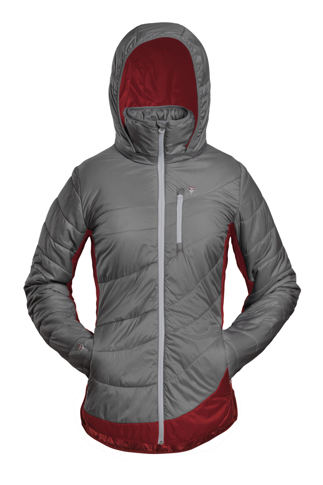 Refreshful Silkwool jacket Damen Grau