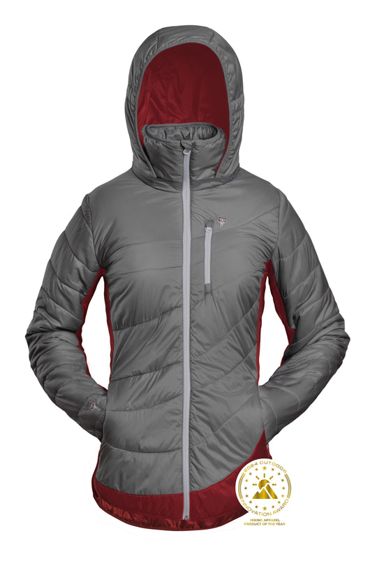 Refreshful Silkwool jacket Damen Grau Award