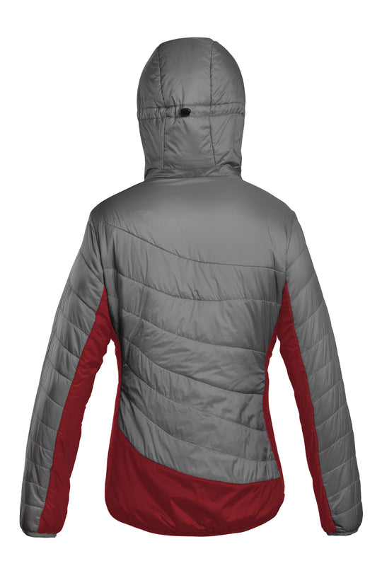 Refreshful Silkwool jacket Damen Grau Rucken