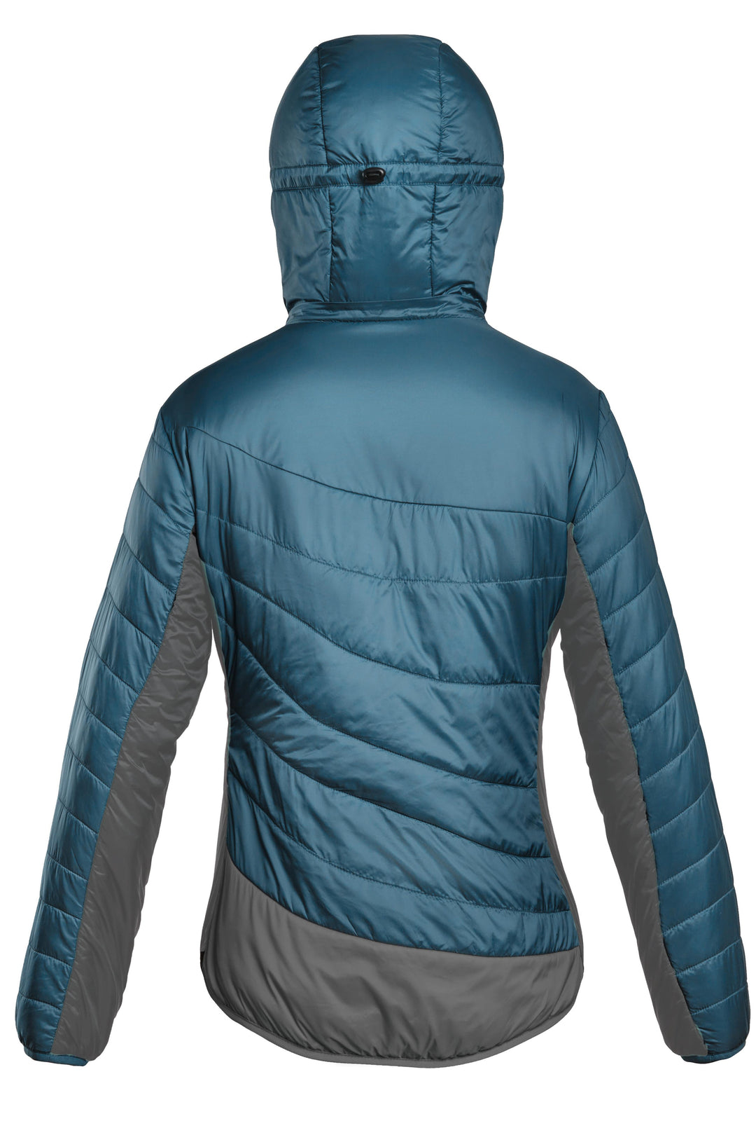 Refreshful Silkwool Jacket Damen blau Rucken