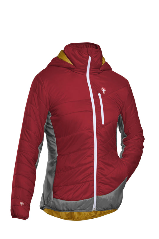 Refreshful Silkwool Jacke Damen Rot