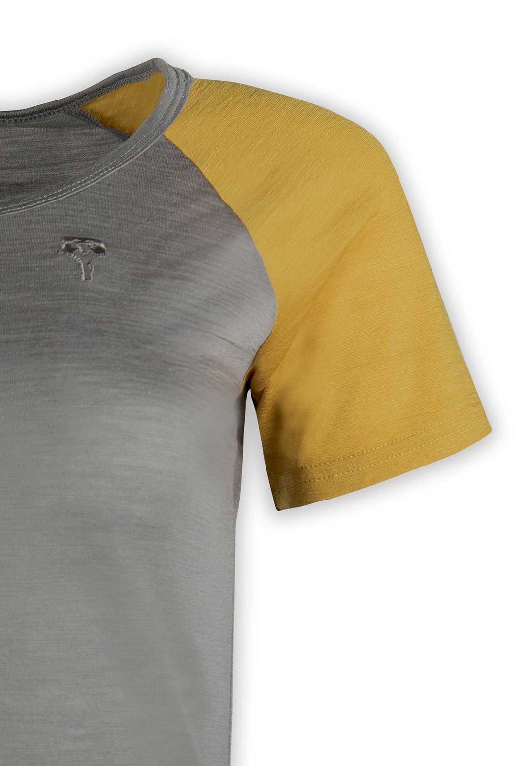 Woodwool Shirt Lady janeway Grau / Gelb