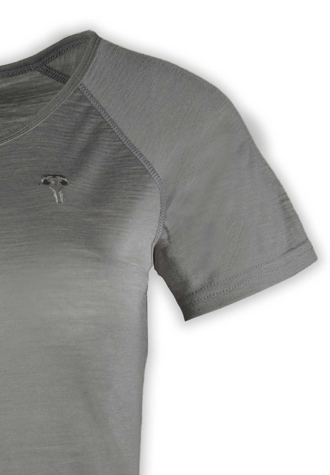 Woodwool T-shirt lady Burnham Grau