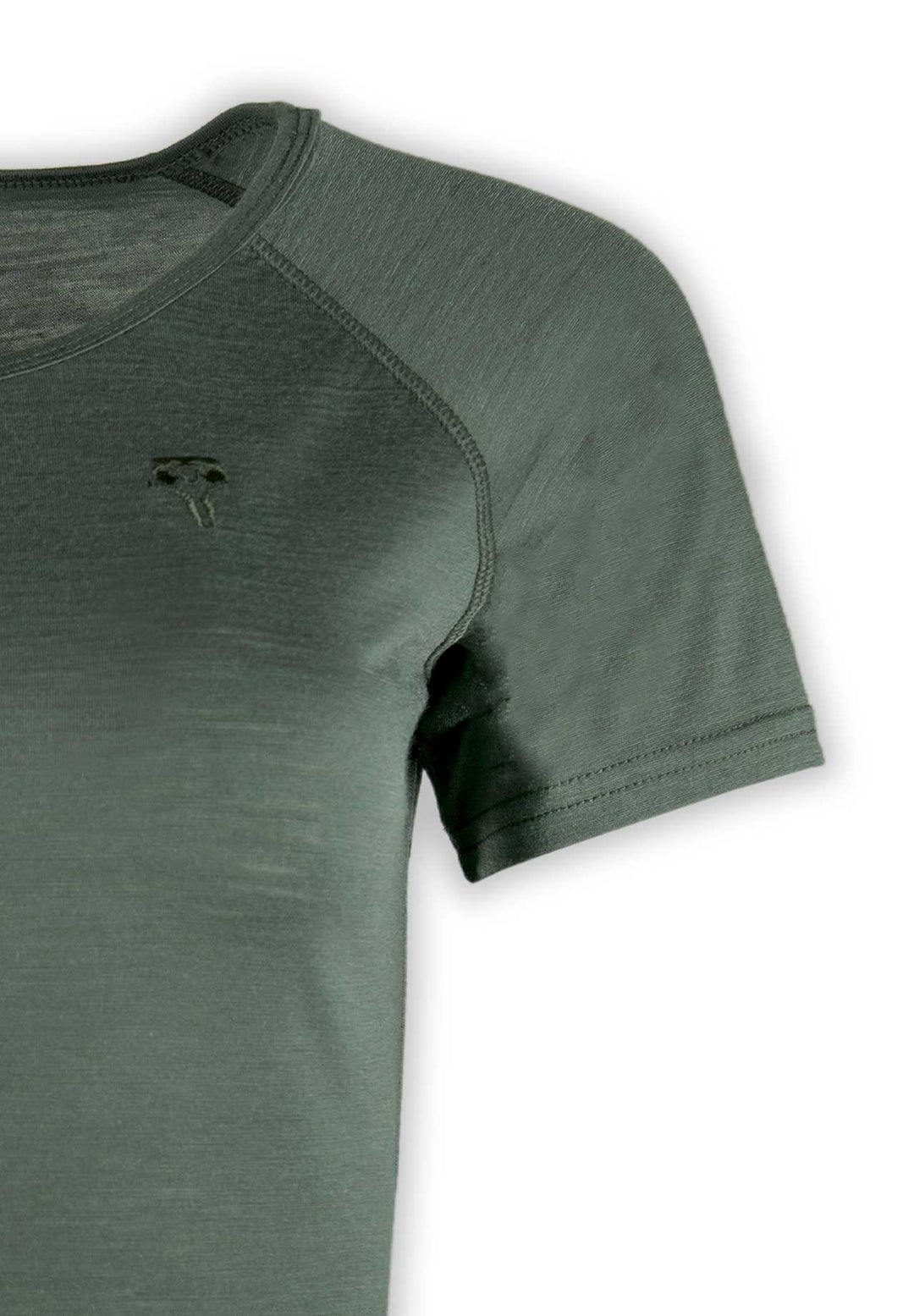 Woodwool t-shirt Lady Burnham Grün