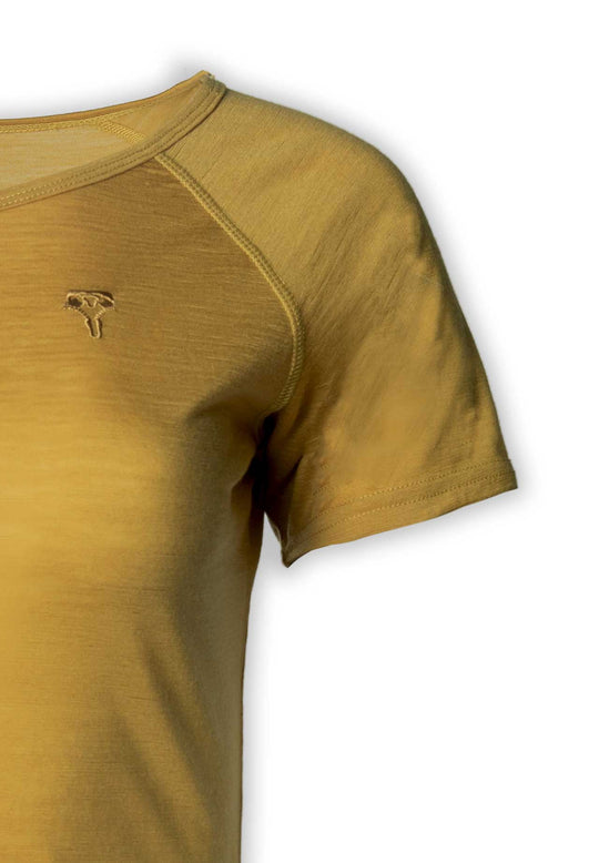 Woodwool  t-shirt Lady burnham Gelb