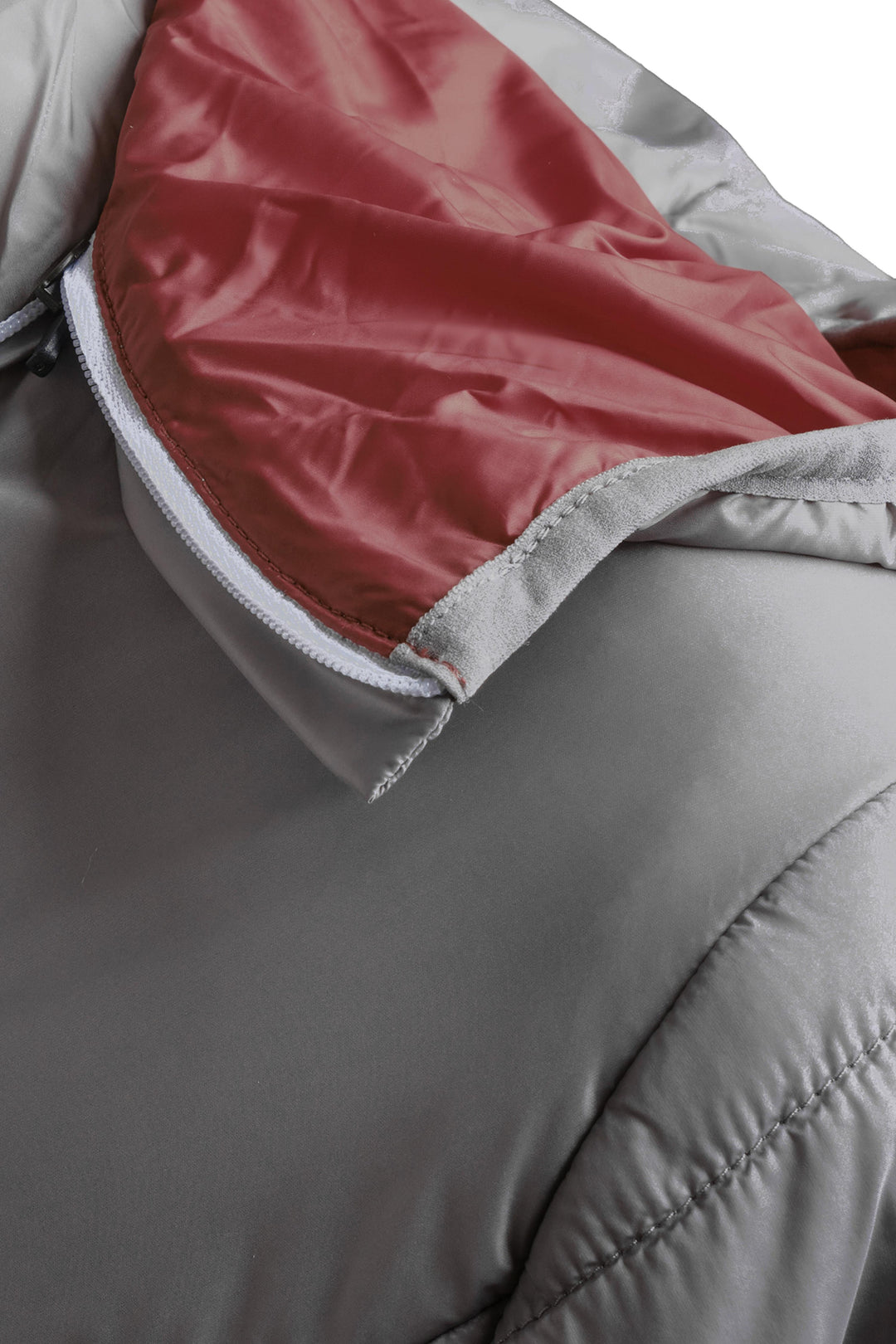 Refreshful Silkwool Jacke Damen Grau Kapuze
