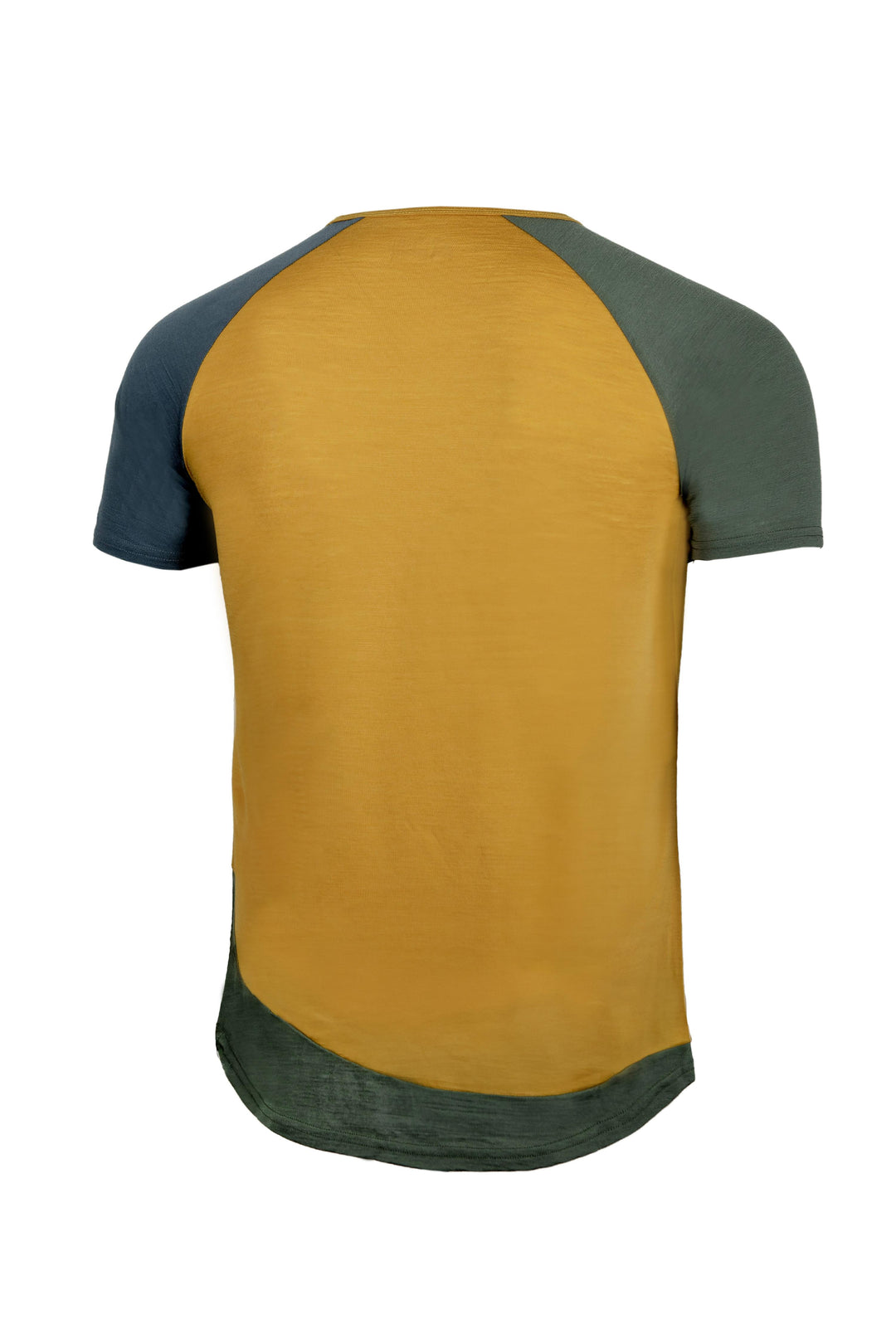 Woodwool t-shirt Mr Kirk Rucken Gelb
