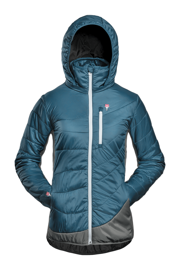 Refreshful SilkWool Jacket | Saphir Blue - Grey W