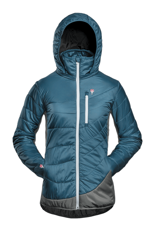 Refreshful SilkWool Jacket | Saphir Blue - Grey W