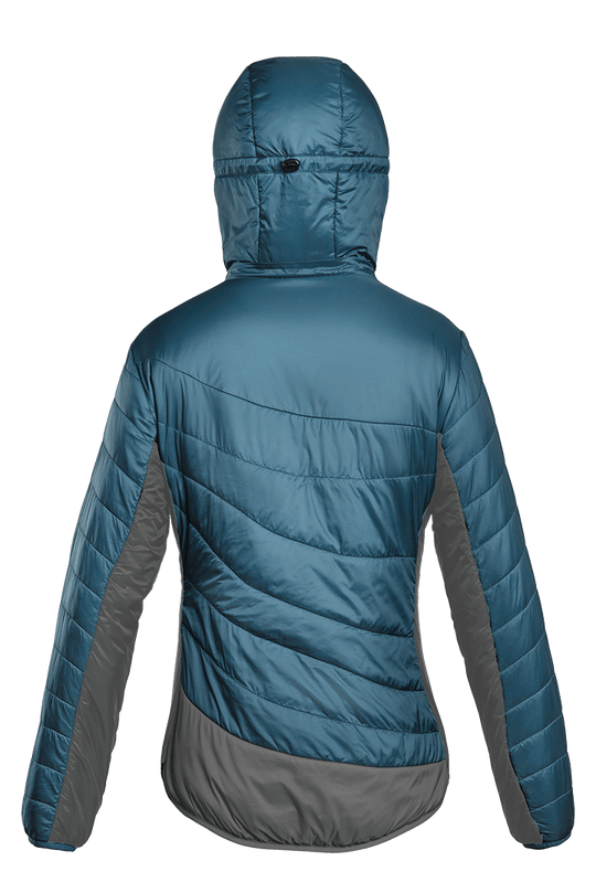 Refreshful SilkWool Jacket | Saphir Blue - Grey W