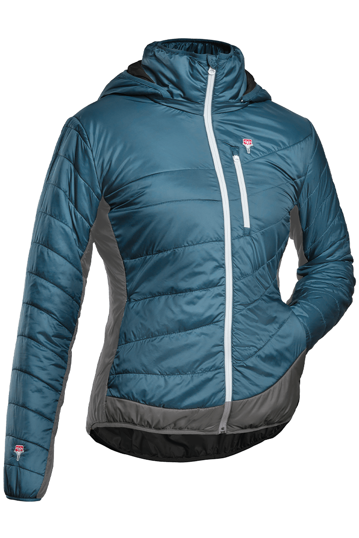 Refreshful SilkWool Jacket | Saphir Blue - Grey W