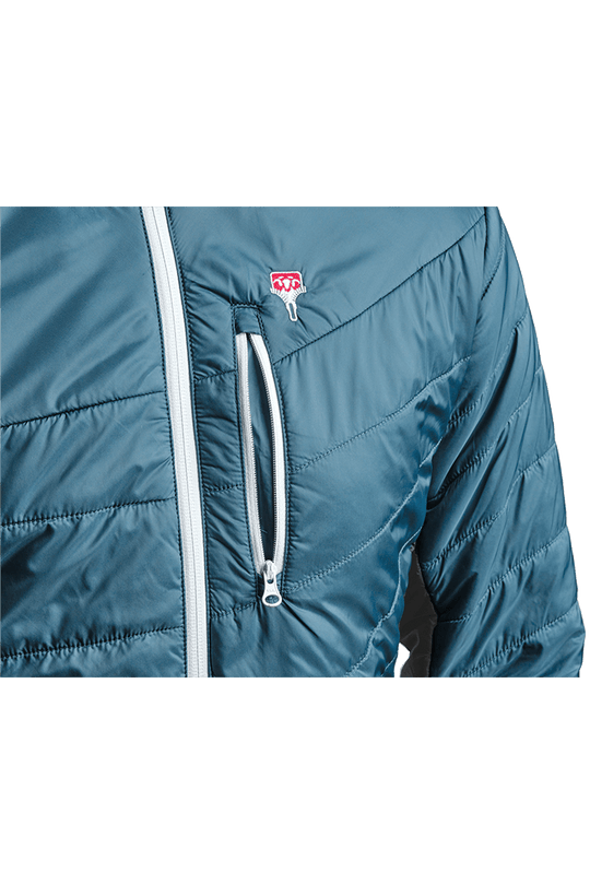 Refreshful SilkWool Jacket | Saphir Blue - Grey W