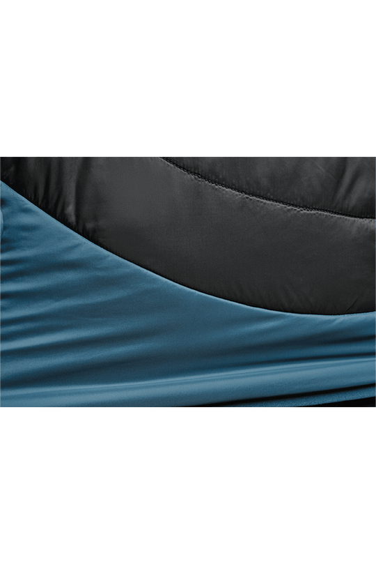 Refreshful SilkWool Jacket | Black - Saphir Blue M