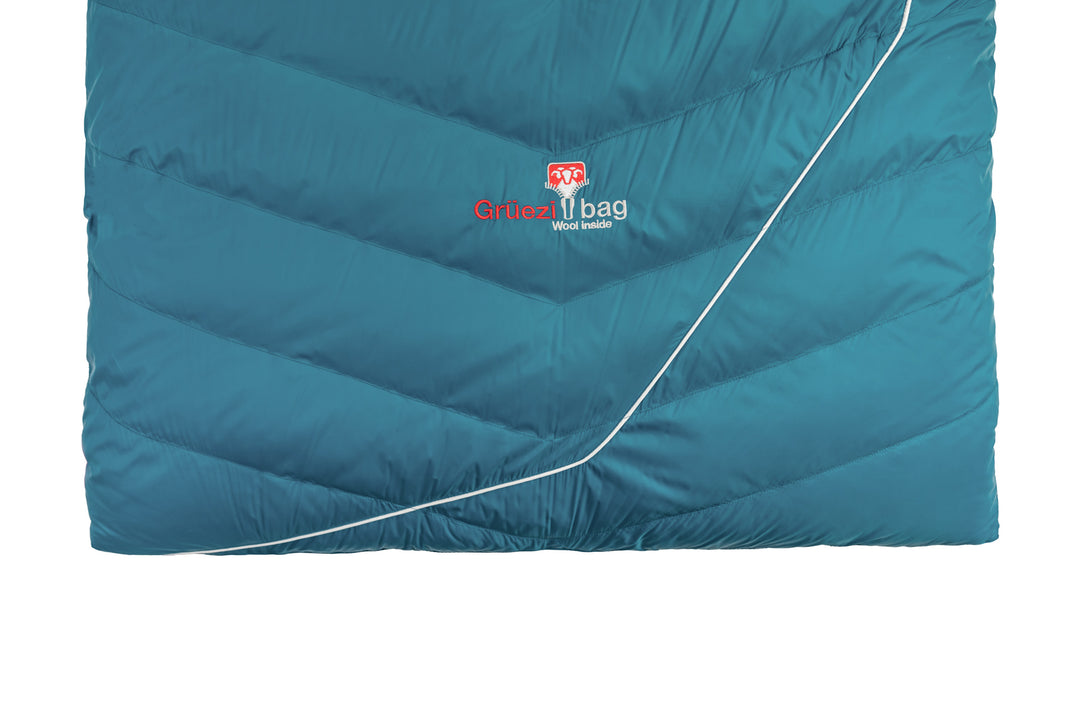 Grüezi bag Deckenschlafsack Biopod DownWool Subzero Comfort - geschlossener Fußraum