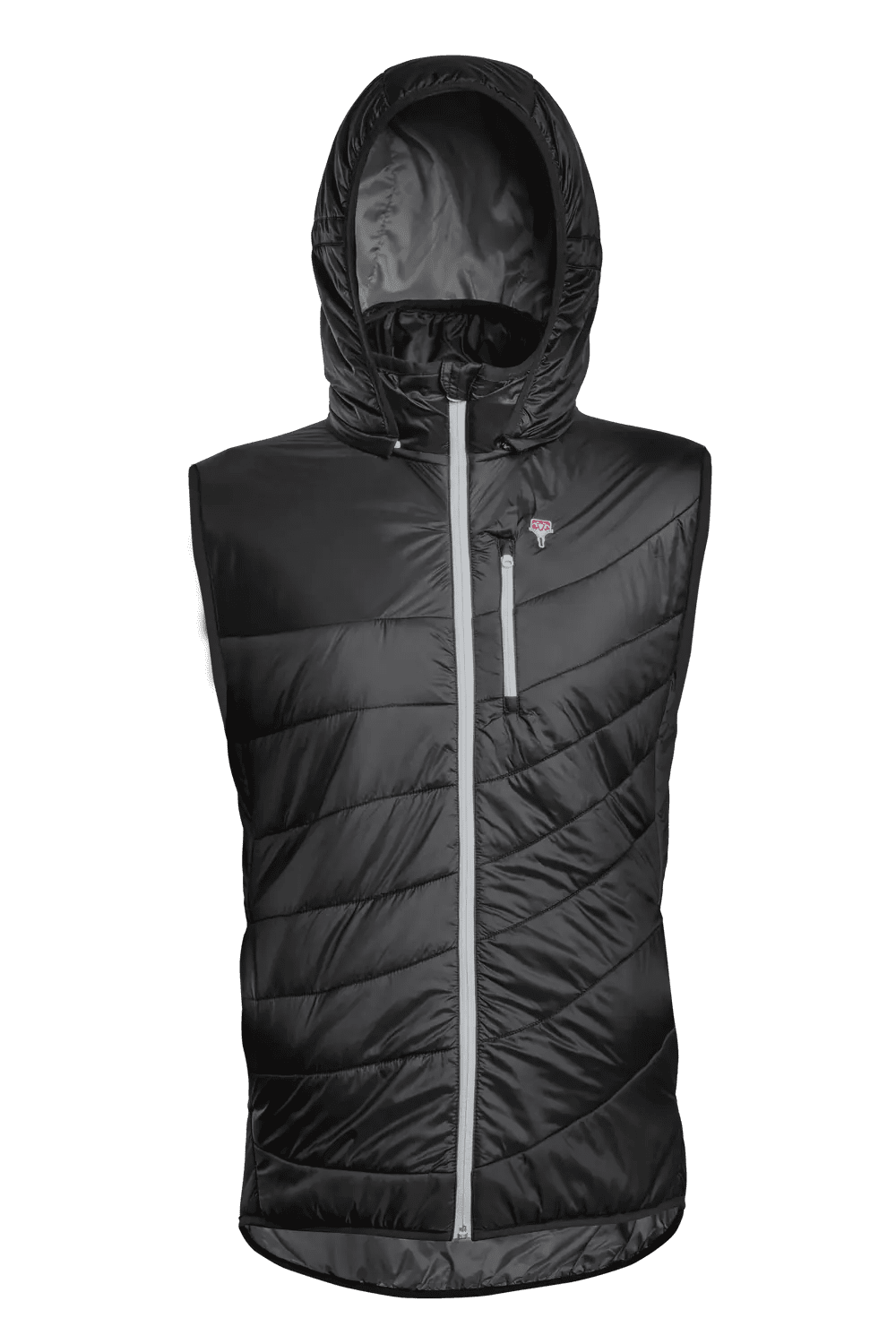 Refreshful SilkWool Vest Herren in Black