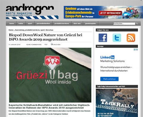 Grüezi bag Schlafsack Testsieger