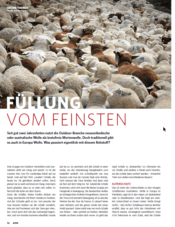 Wollisolation vom Feinsten