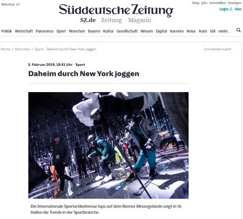 Süddeutsche Zeitung empfielt Grüezi bag Schlafsäcke
