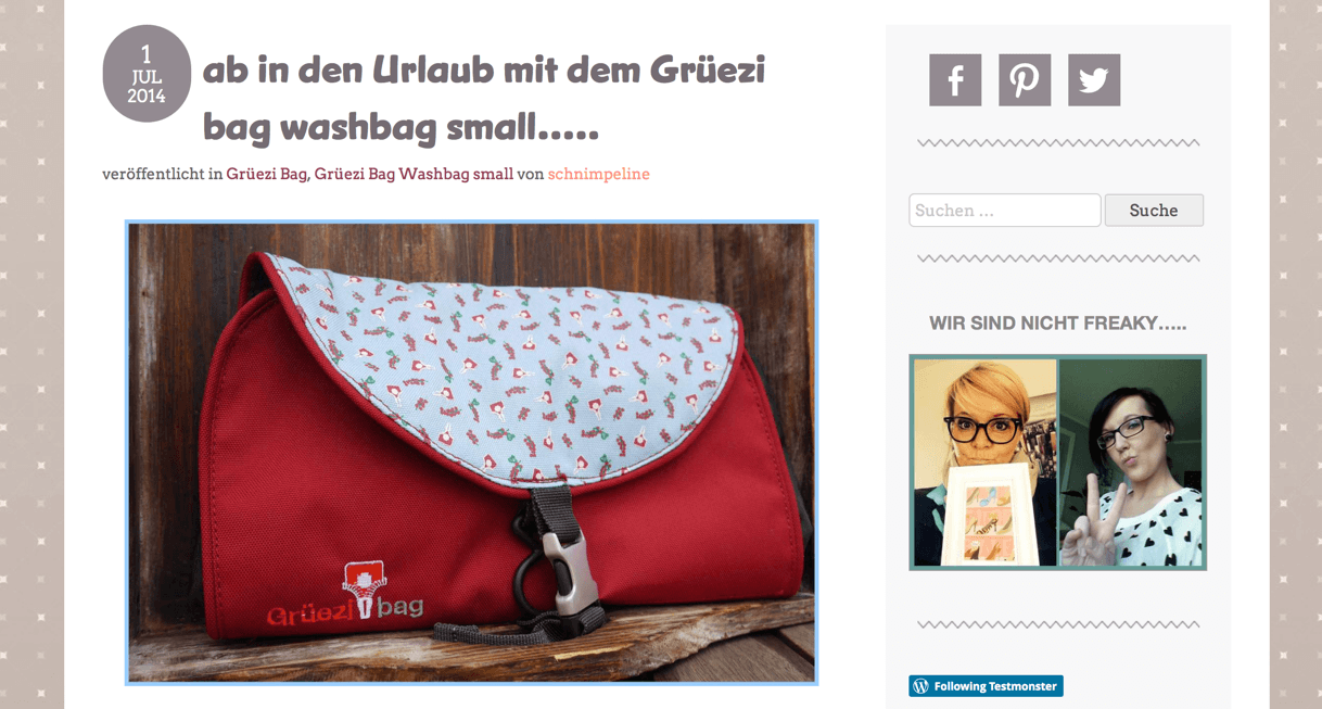 Grüezi bag Schlafsack