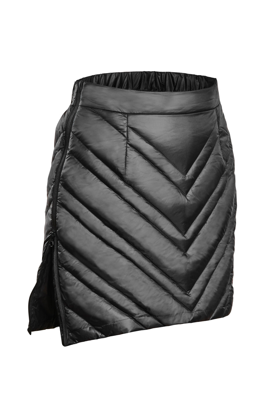 Grüezi bag DownWool Skirt - überdachter Reißverschluss an der Seite für ein einfaches An- und Ausziehen