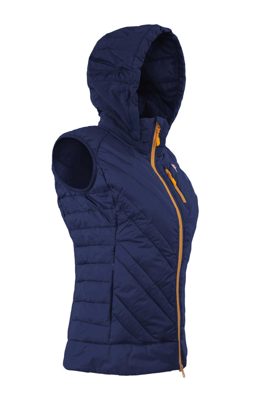 Downwool vest Blau