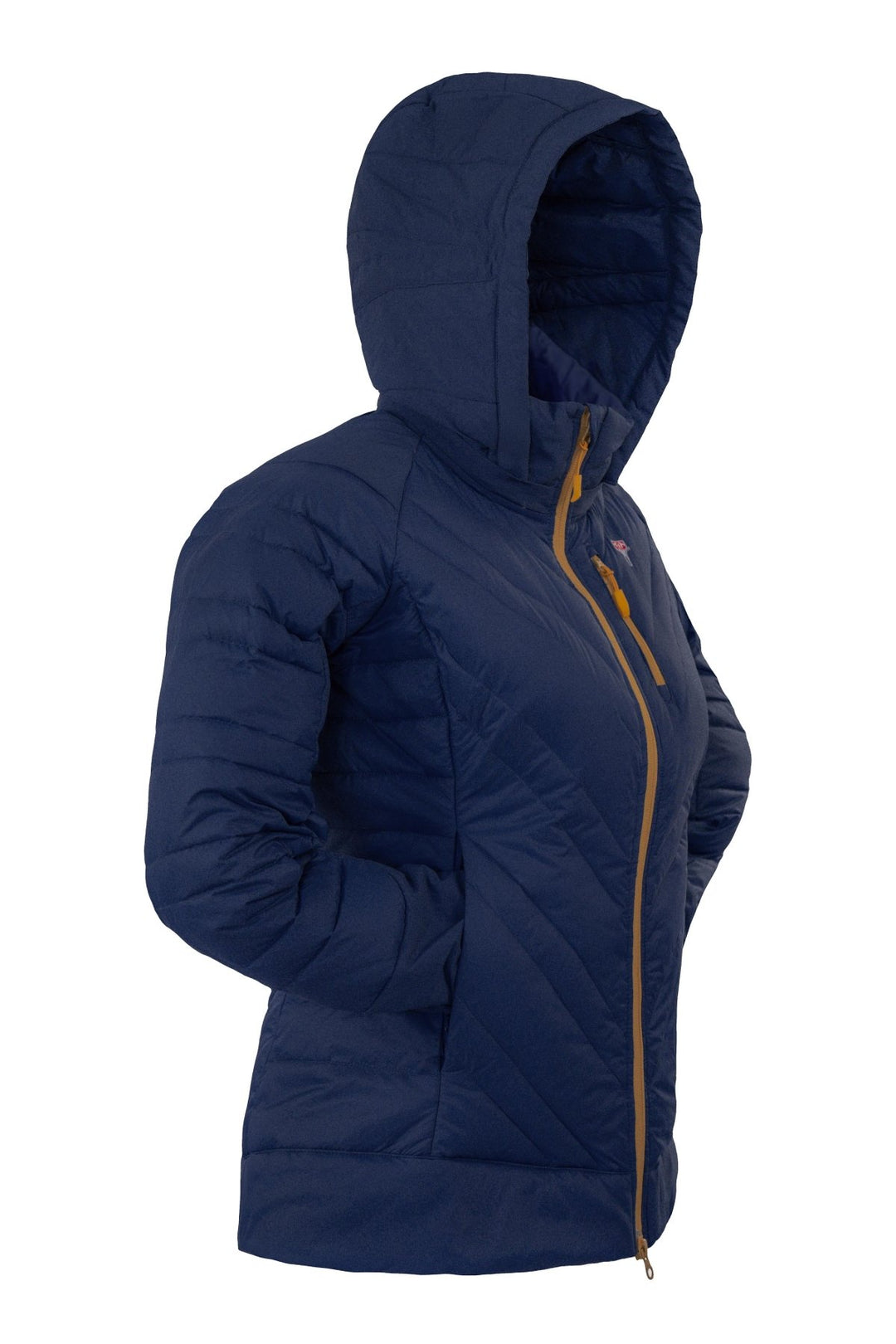 Downwool Jacke Blau Damen