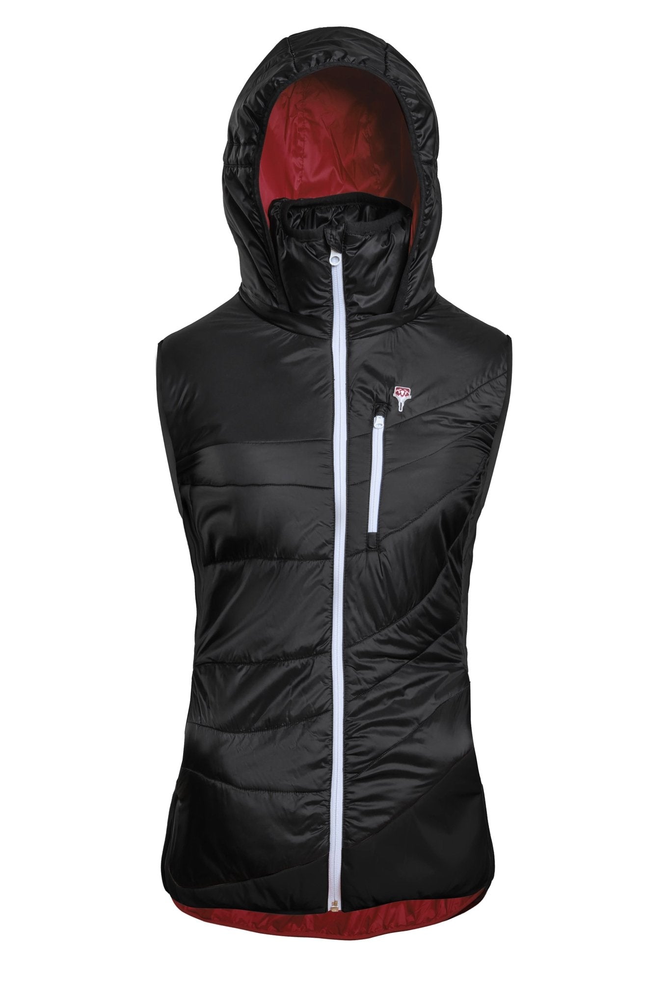 Refreshful SilkWool Vest W Isolationsweste | Black - Red