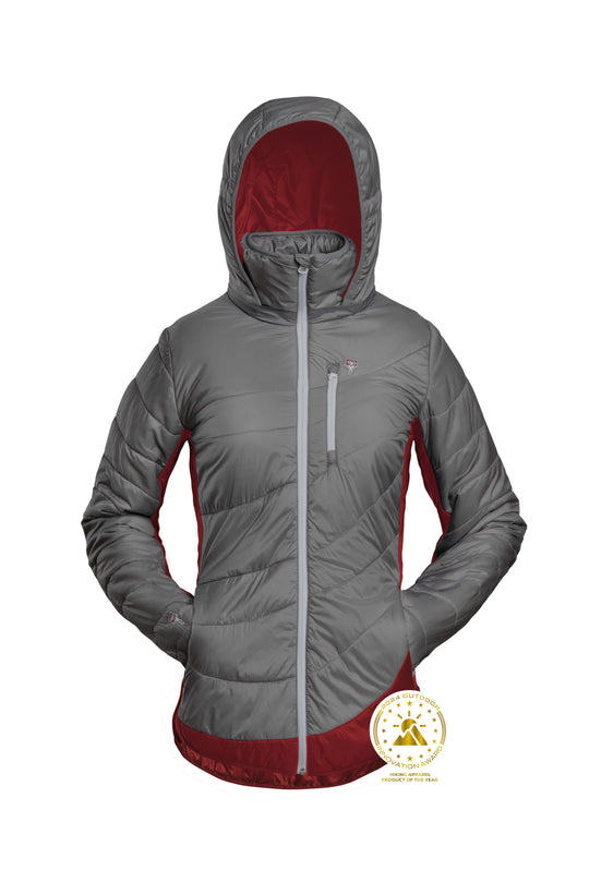 Refreshful SilkWool Jacket W | Grey - Cherry