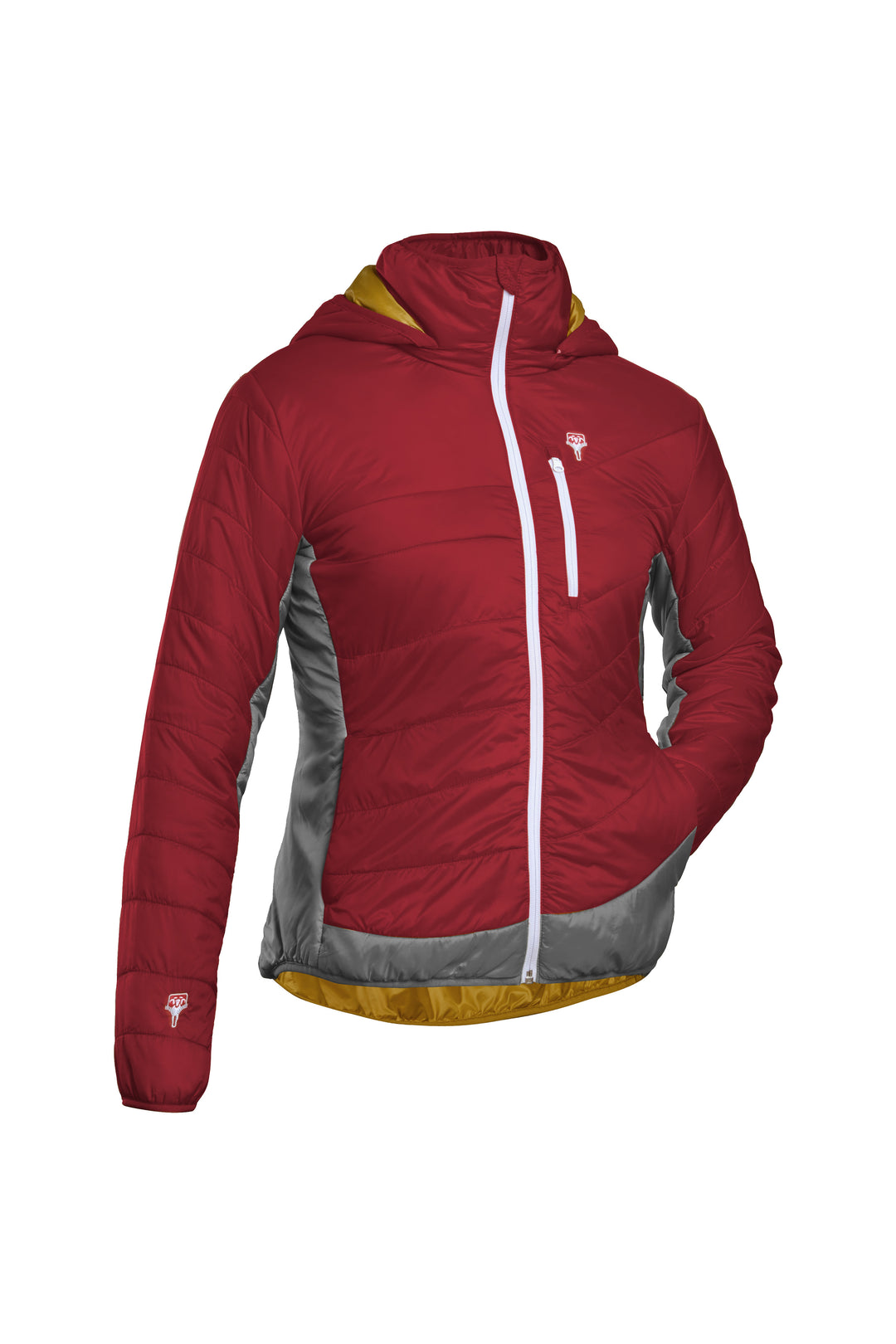 Refreshful SilkWool Jacket W | Cherry - Grey