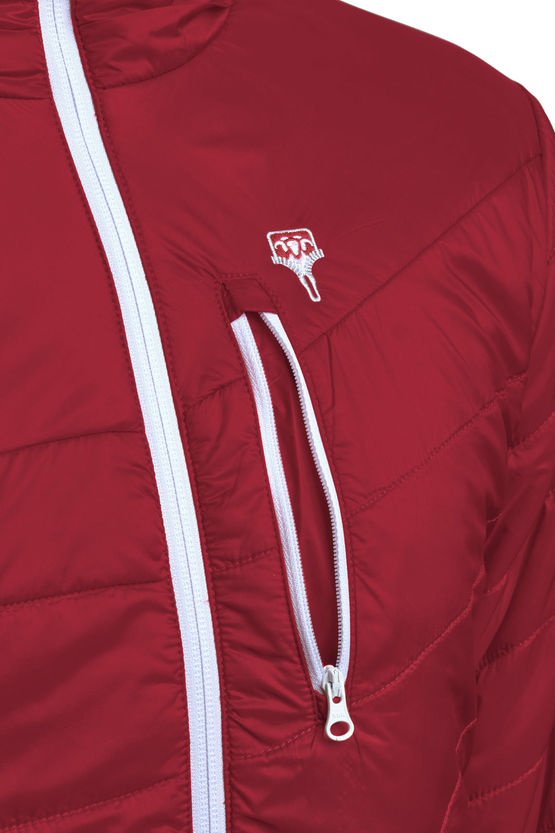 Refreshful SilkWool Jacket W | Cherry - Grey