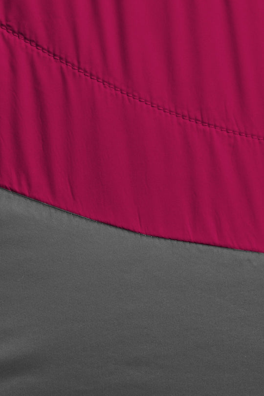 Refreshful SilkWool Jacket | Women´s | Raspberry Red - Grey