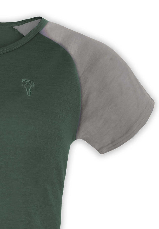 WoodWool T-Shirt Lady Janeway | Bayberry Green