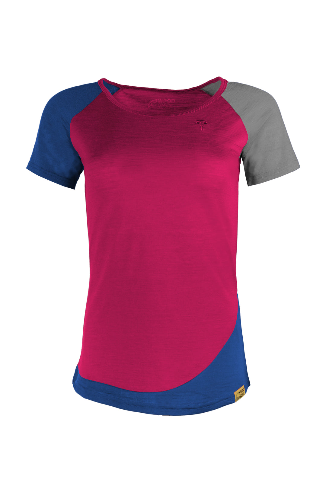 WoodWool T-Shirt Lady Janeway | Raspberry Red