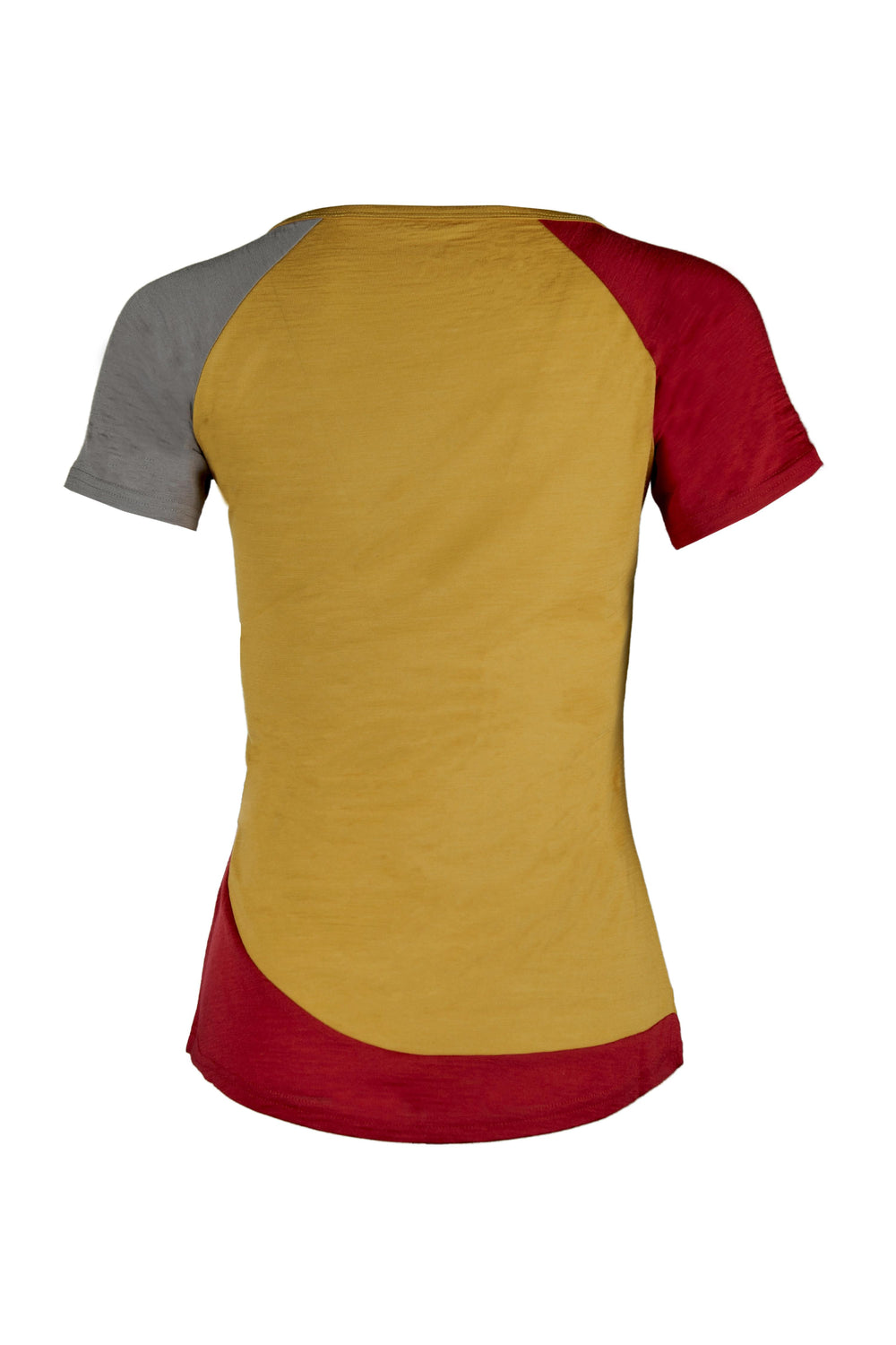 Woodwool t-shirt Lady Janeway Gelb Rucken