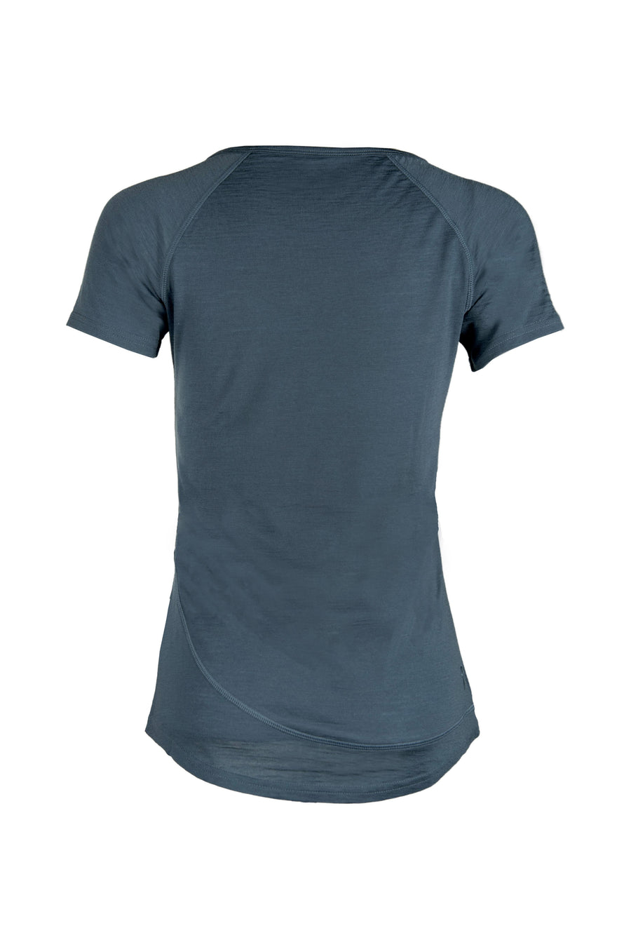 Woodwool t-shirt Lady Burnham Blau Rucken