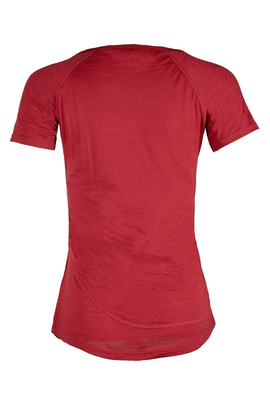 WoodWool T-Shirt Lady Burnham | Fired Red Brick