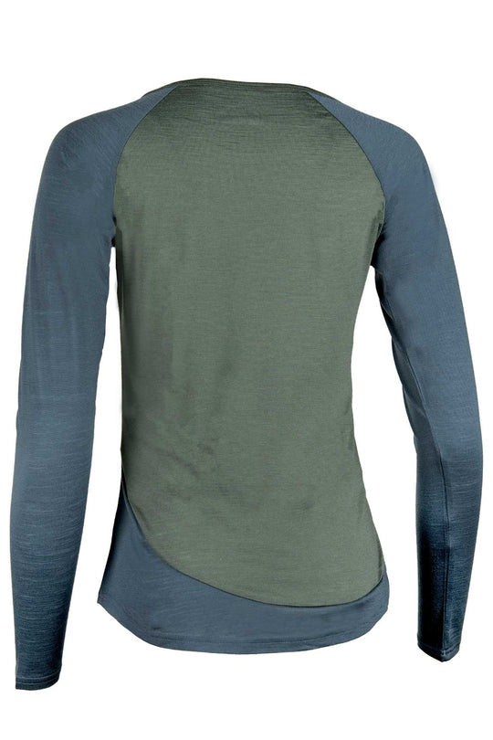 WoodWool Longsleeve Lady Phillippa | Bayberry Green