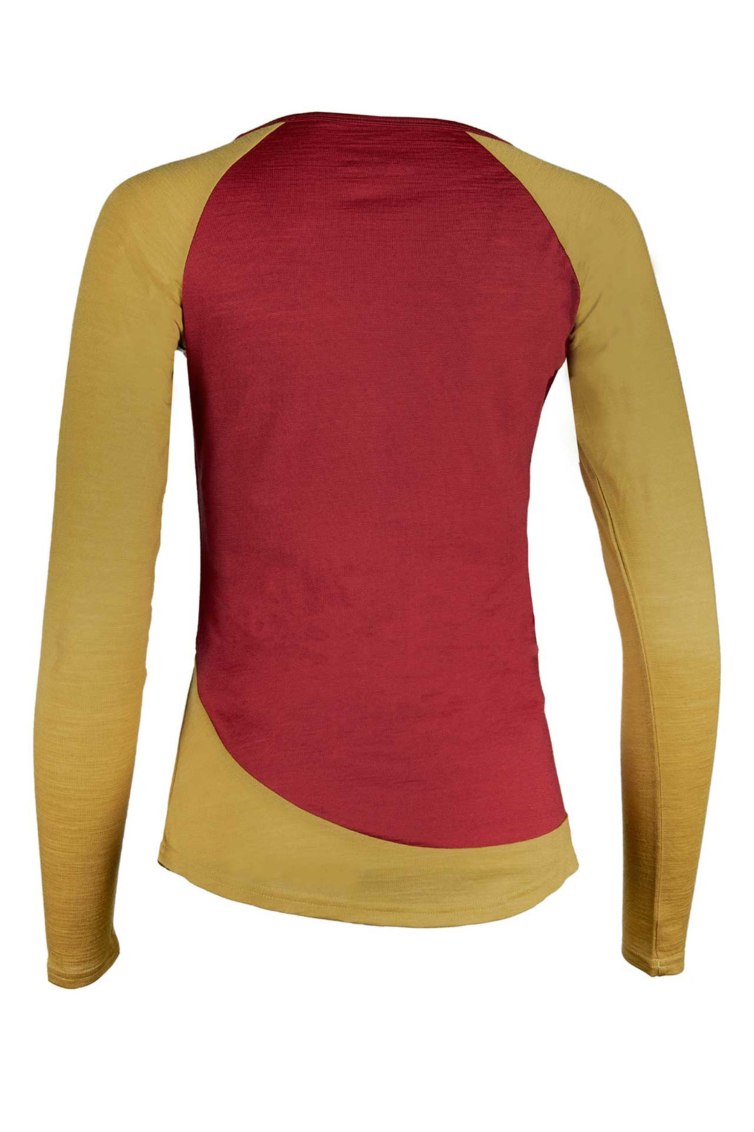 WoodWool Longsleeve Lady Phillippa | Fired Red Brick