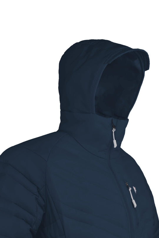 GZ bag Faithful DownWool Jacket Men Blue Ashes Kapuze