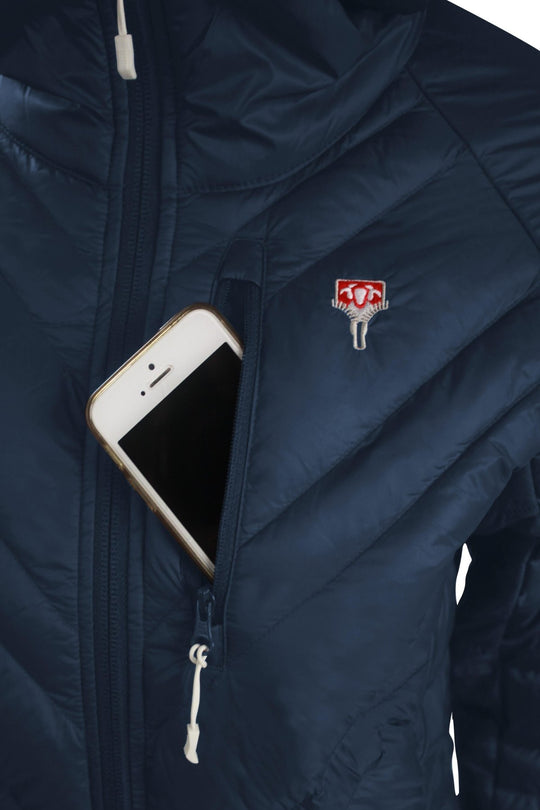 GZ bag Faithful DownWool Jacket Men Blue Ashes Tasche