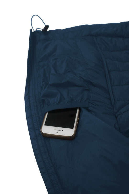 GZ bag Faithful DownWool Jacket Men Blue Ashes Innentasche