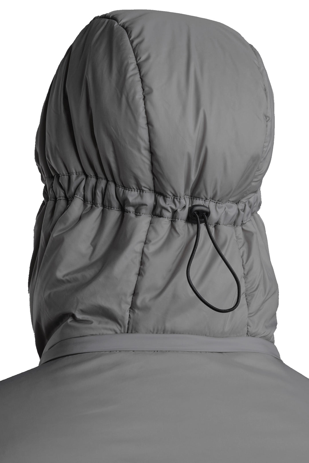 Refreshful Silkwool Jacke Herren Grau verstellbare Kapuze
