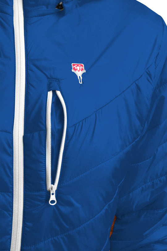 Refreshful SilkWool Jacket | Men´s | Skydiver Blue - Grey