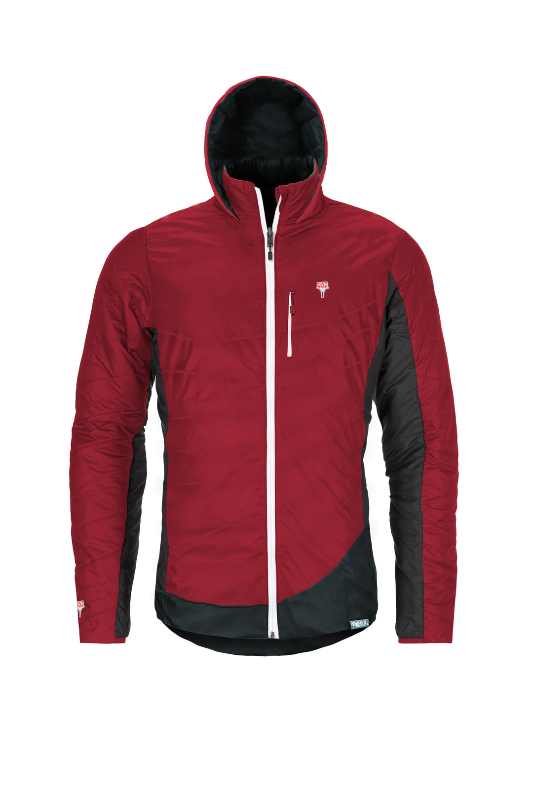 Refreshful SilkWool Jacket | Cherry - Black  M