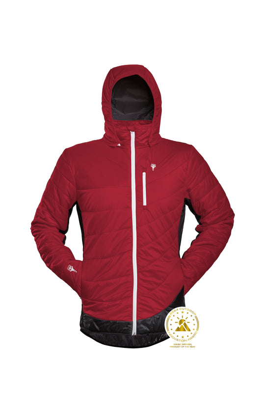 Refreshful SilkWool Jacket | Cherry - Black  M