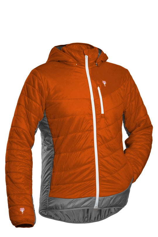 Refreshful SilkWool Jacket | Men´s | Tiger Orange - Grey