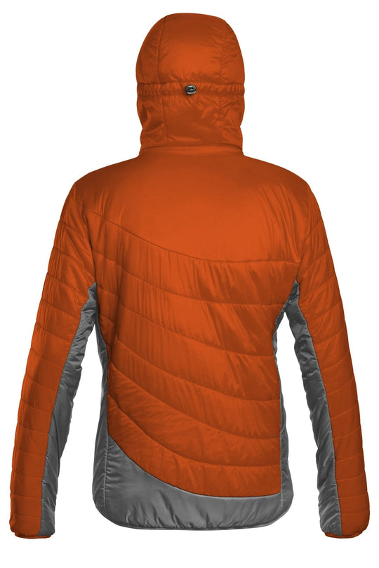 Refreshful SilkWool Jacket | Men´s | Tiger Orange - Grey