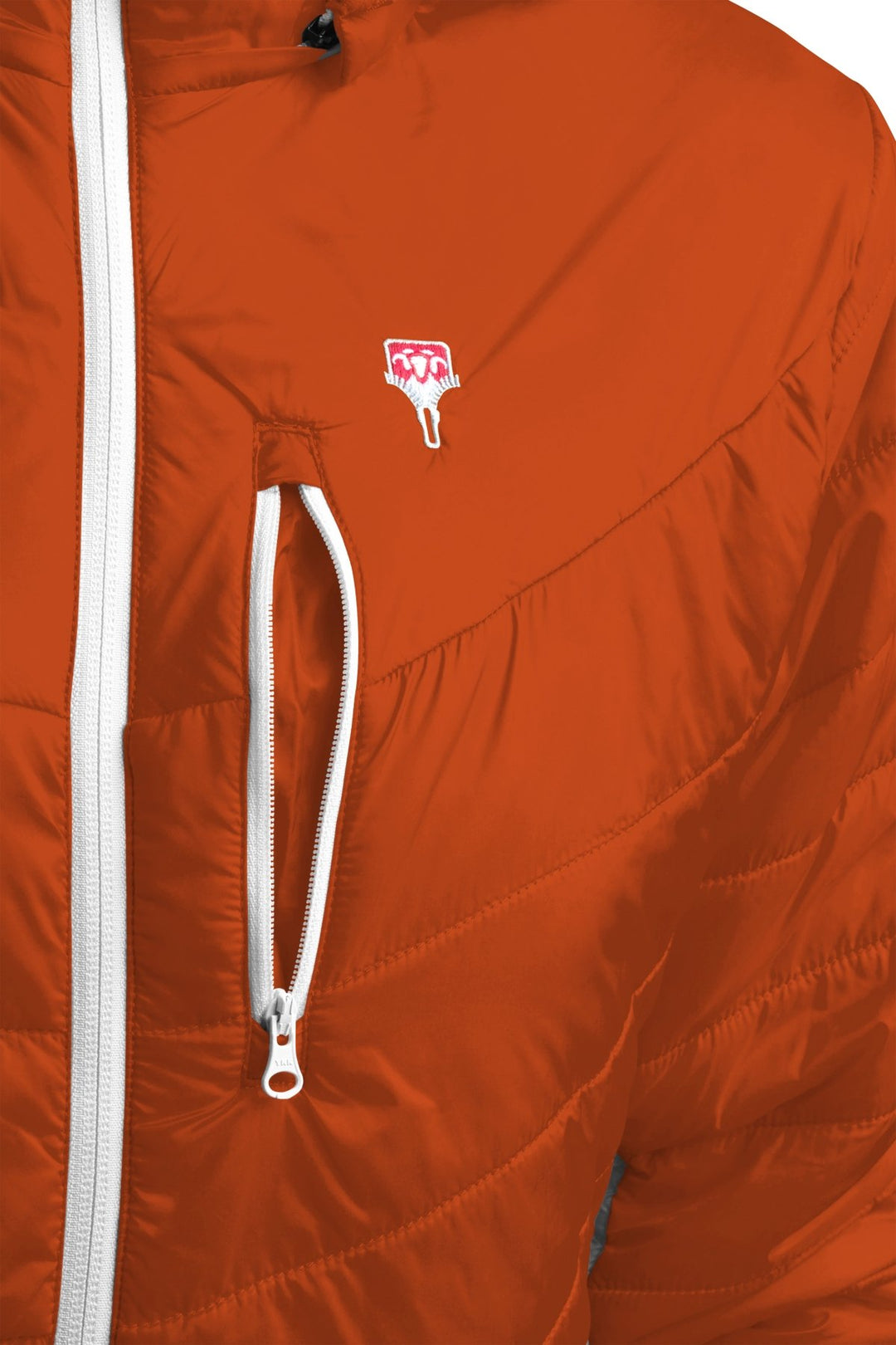 Refreshful SilkWool Jacket | Men´s | Tiger Orange - Grey
